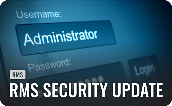 RMSのセキュリティアップデート