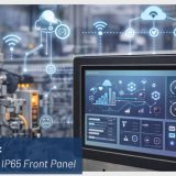 アイコップ　PDX3-090T-8A: 堅牢なファンレス設計の9インチ産業用タッチパネルPC（前面パネルIP65規格対応）