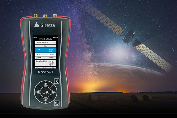 Siretta セルラーおよび衛星IoTネットワークを自信を持って調査する