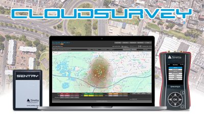 CloudSURVEY　Siretta社のSNYPERおよびSENTRYネットワークアナライザーと連携