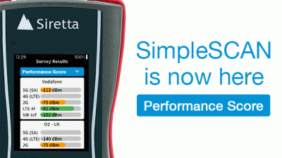 Siretta社 SimpleSCANは近日公開予定です