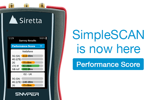 Siretta社 SimpleSCANは近日公開予定です
